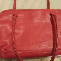 Pink Leather Purse Excellent Condition 