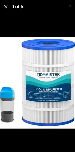 TIDYMISTER TM-8409 90 Sq Ft Pool/Spa Filter for Hayward + Dispenser