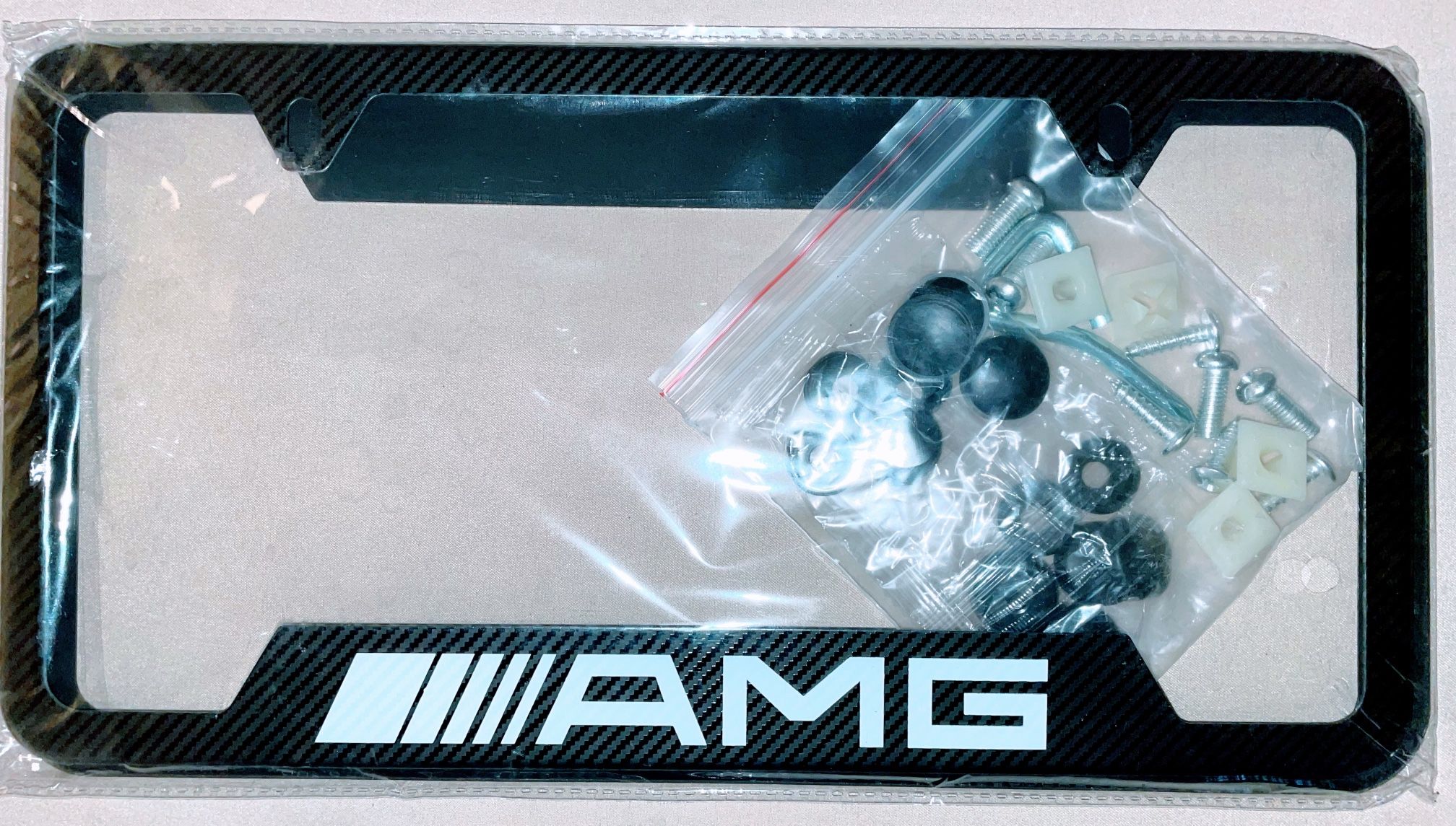 Mercedes AMG Carbon Fiber License Plate Frame