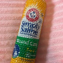 Custom Bling, Crystal Arm And Hammer Simply Saline, First Aid Antiseptic Wound Care Piercing Spray