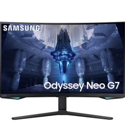 SAMSUNG 32" Odyssey Neo G7 4K UHD 165Hz 1ms G-Sync 1000R Curved Gaming Monitor, Quantum HDR2000, AMD FreeSync Premium Pro, Ultrawide Game View, Displa