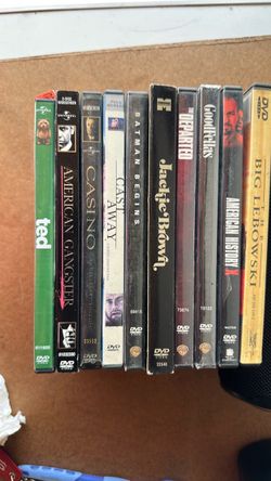 Lot of 10 Classic DVDs