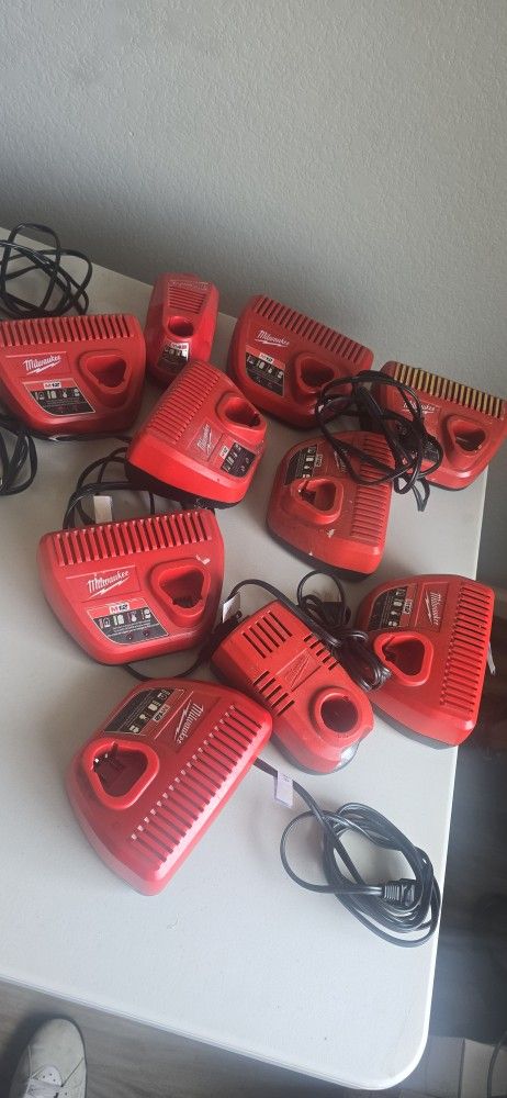 Milwaukee M12 M4 chargers for sale