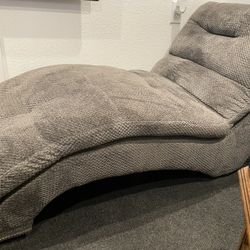 Beautiful Gray Long Chaise Lounge Chair From Walker Furniture Lowered!!