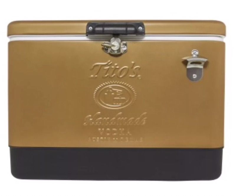 Tito's Vodka 54qt Copper Cooler