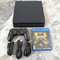 Ps4 Slim 1TB Console with Controller, Cables & Call of Duty BO4