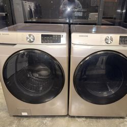 SAMSUNG XL CAPACITY WASHER DRYER ELECTRIC SET 