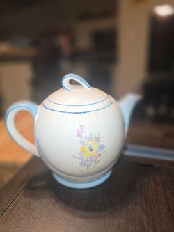 Vintage ceramic teapot.