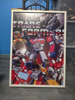 Transformers Framed Picture