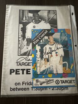 Pete Conrad Apollo 12 astronaut signature