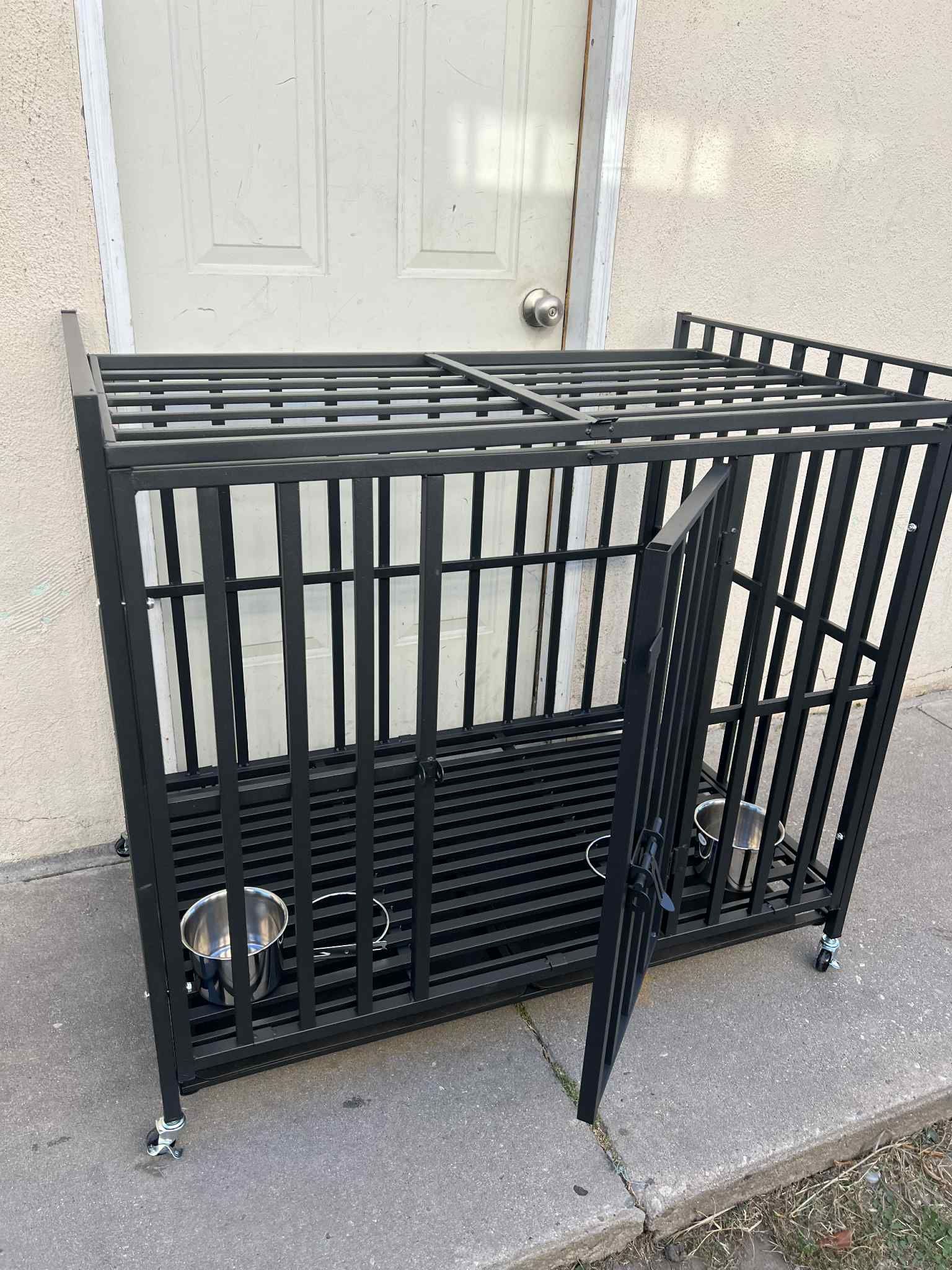 Dog Crate Heavy Duty New 42”