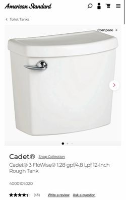 American Standart Cadet 3 FloWise Water Tank