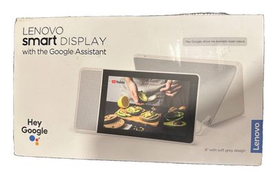 Lenovo Smart Display 8 Google Assistant Wi‑Fi Soft Gray