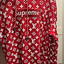 Supreme x Louis Vuitton Box Logo Hooded Sweatshirt Size M