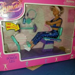 Barbie motor cycle and exercise barbie