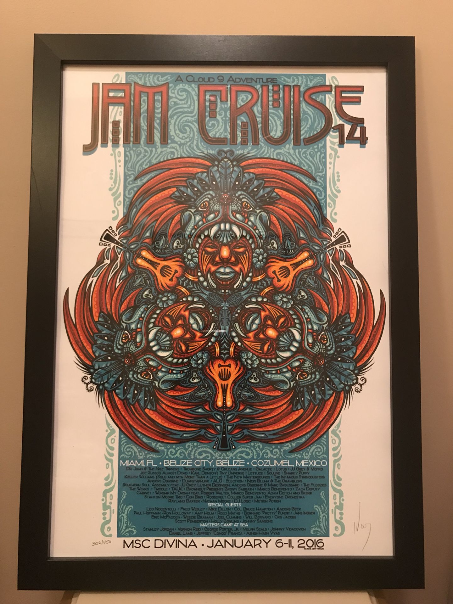 JAM CRUISE 14 Signed And Numbered 306/450