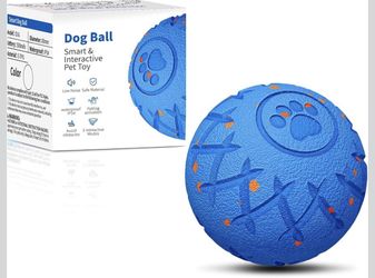New Moving Dog Toy, Interactive, Bouncing and Rotating, Silent Foam Material