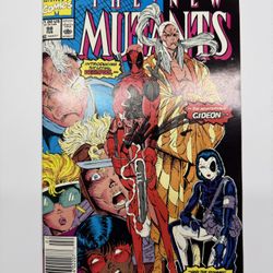 New Mutants #98 (1991) - MEGA KEY, SIGNED, NEWSSTAND, high grade!
