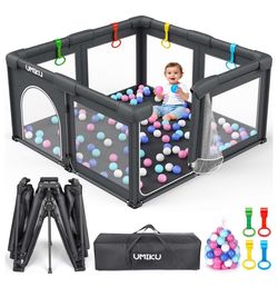 UmikuBaby Playpen Play Pen Foldable Playpen for Babies and Toddler 2 Entry 50X50
Baby Play Pen Portable Playpen Play Yard For Kid Fence Indoor Outdoor