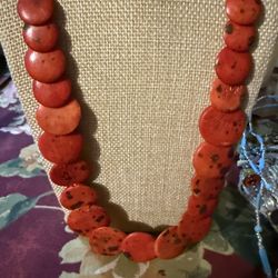 A Beautiful Hmong Hill Tribe Bone Necklace For Women 