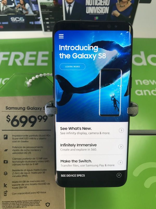 Samsung Galaxy S8 on a payment plan w/Cricket for just $74.99!