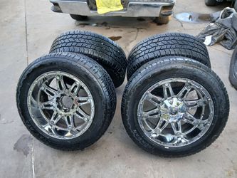 20x10 RIMS 275/55R20...6 LUGS UNIVERSAL FIT FORD EXPEDITION FORD LINCON NAVEGATOR FORD F.150