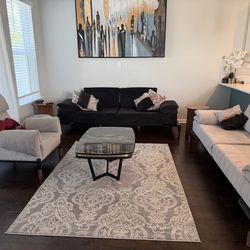 Living room couch set