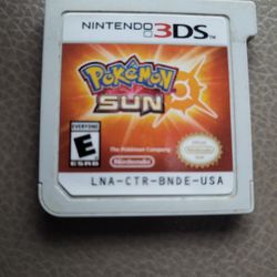 Nintendo 3ds Authentic Pokemon Sun Mint Condition 