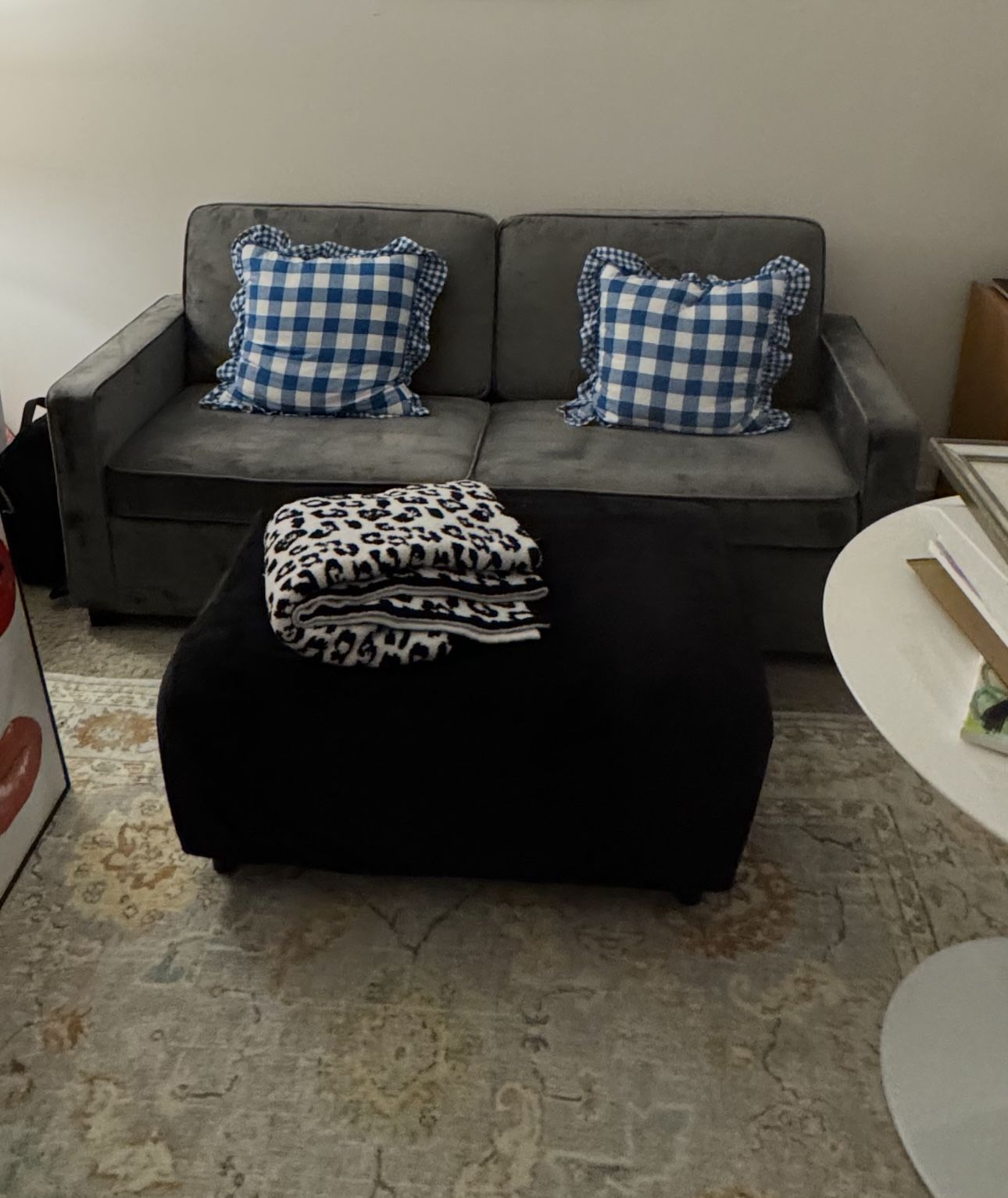 Grey Sofa bed pullout couch