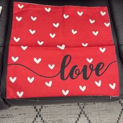 20 X 20 Valentine Pillowcase Covers