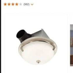 BATHROOM EXHAUST FAN WITH LIGHT