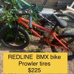 Redline Bmx Bike With Prowler Tires
