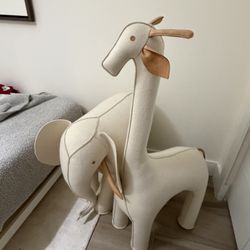 RH Wool elephant & giraffe $175 Each 