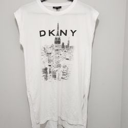 DKNY Women's Skyline High Low Tunic Size L