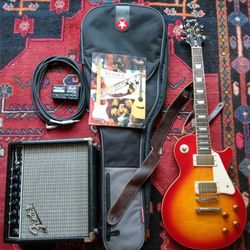 Epiphone Les Paul Standard Electric Guitar w extras