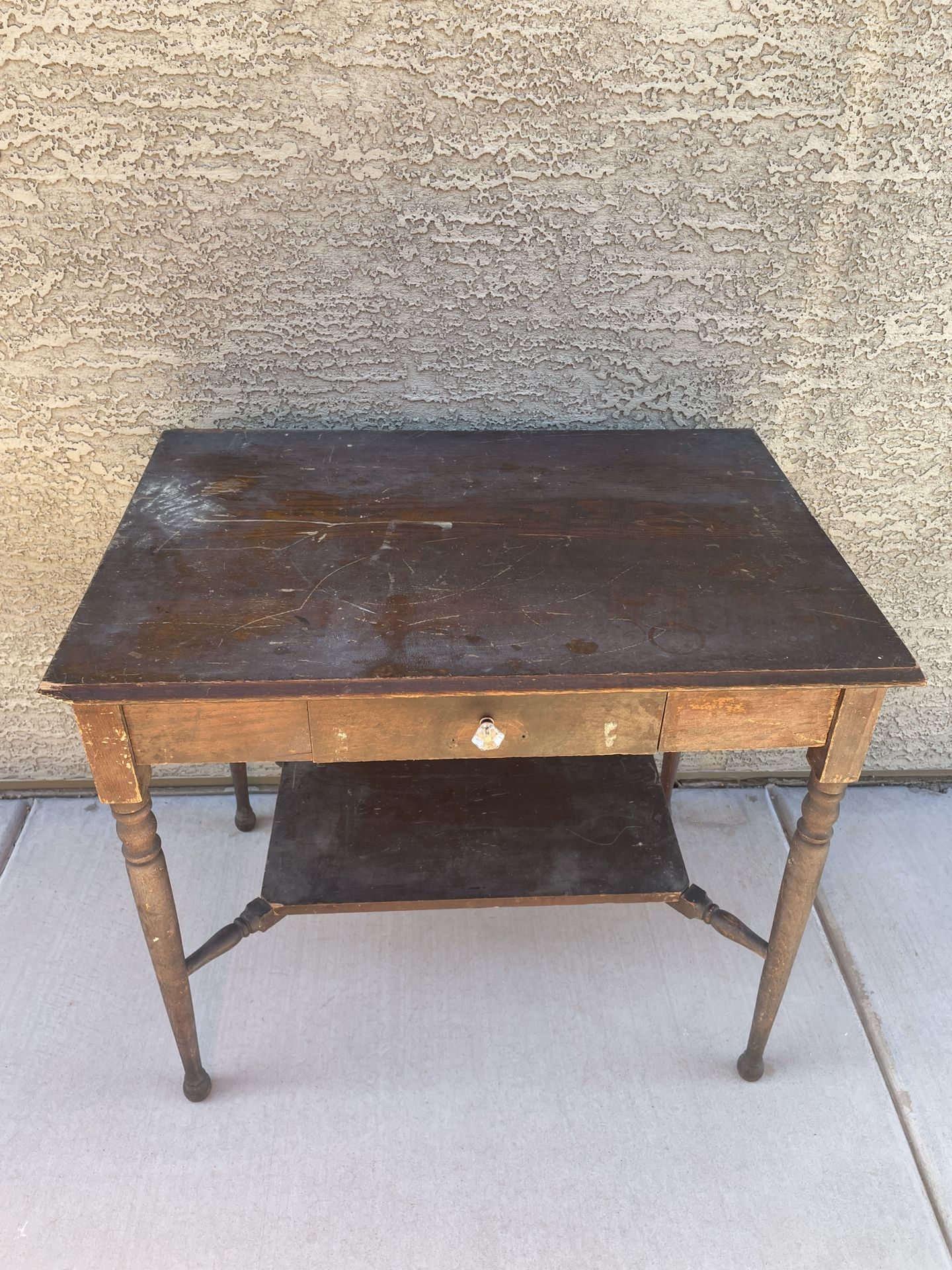 Vintage Wood Table 