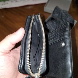 Cartera Modular AllSaints - Cuero Negro Premium (2 en 1)