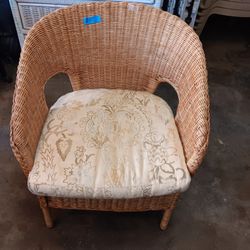 Rattan  Chair With Cushion 