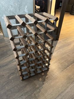 Wood+ Metal Wine Racks 24 Count