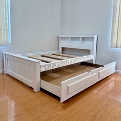 Full Bed And Trundle Frame 