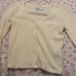 Hollister soft white top