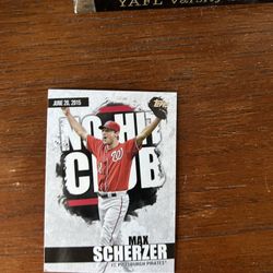 2022 Topps Series 2 No Hit Club June 20, 2015 Max Scherzer Washington Nationals