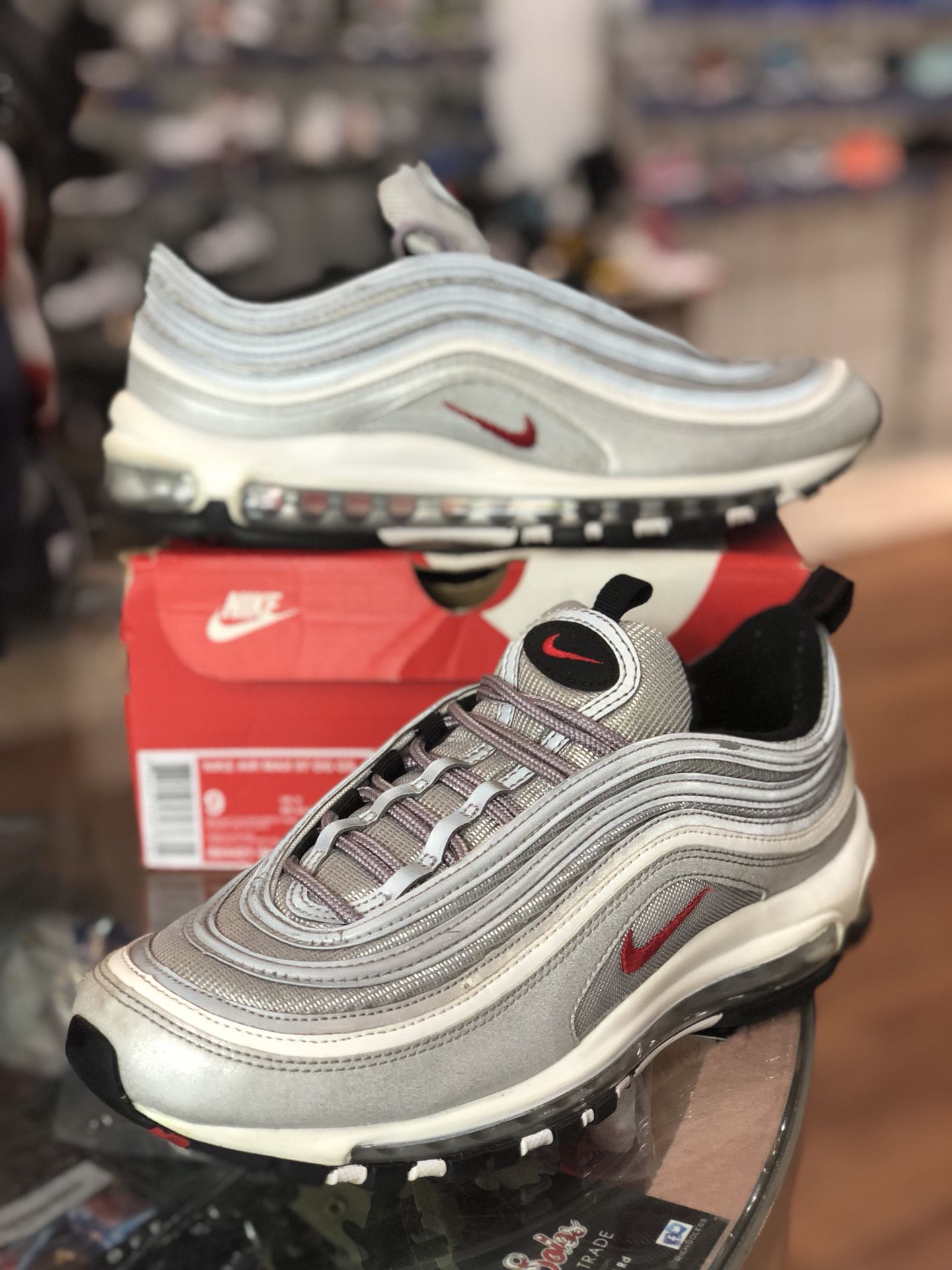 Silver bullet air max 97s size 9