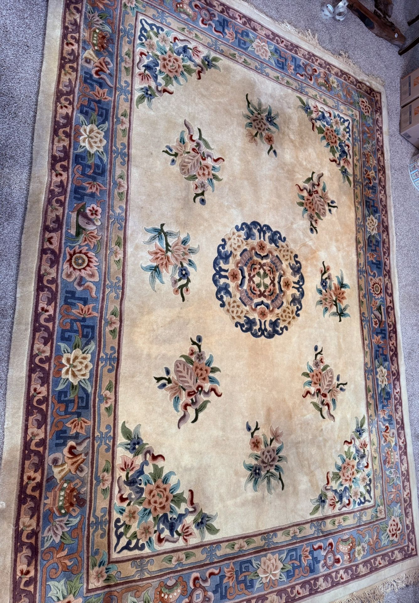 11x8 Chinese Sculptured Rug