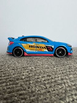 Hot Wheels Custom Blue ‘18 Honda Civic Type R – Excellent Condition