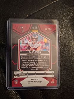 For Sale: 2024 Panini Mosaic Cade Otton #208 – Serial Numbered 48/80