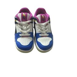 Puma Kids Sneakers in Blue, Pink, and White