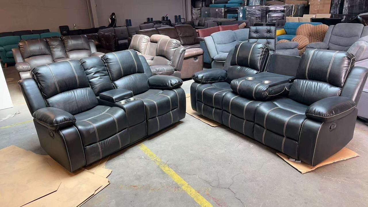 Brand New 2 Pieces Reclinables Sofá Set