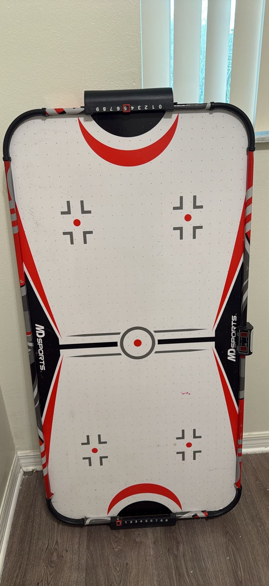 48" Air Hockey Table Set with LED Scorer, by MD Sports