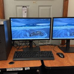 Dell Precision 5810 Hex Core 2x 22” Monitors